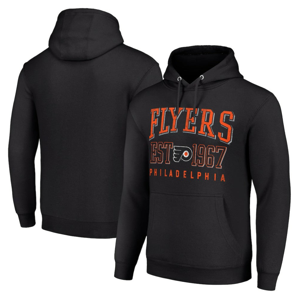 Philadelphia Flyers Starter Retro Graphic Pullover Hoodie Black