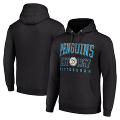 Pittsburgh Penguins Starter Retro Graphic Pullover Hoodie Black