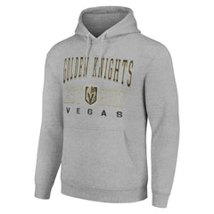 Vegas Golden Knights Starter Graphic Pullover Hoodie Heather Gray