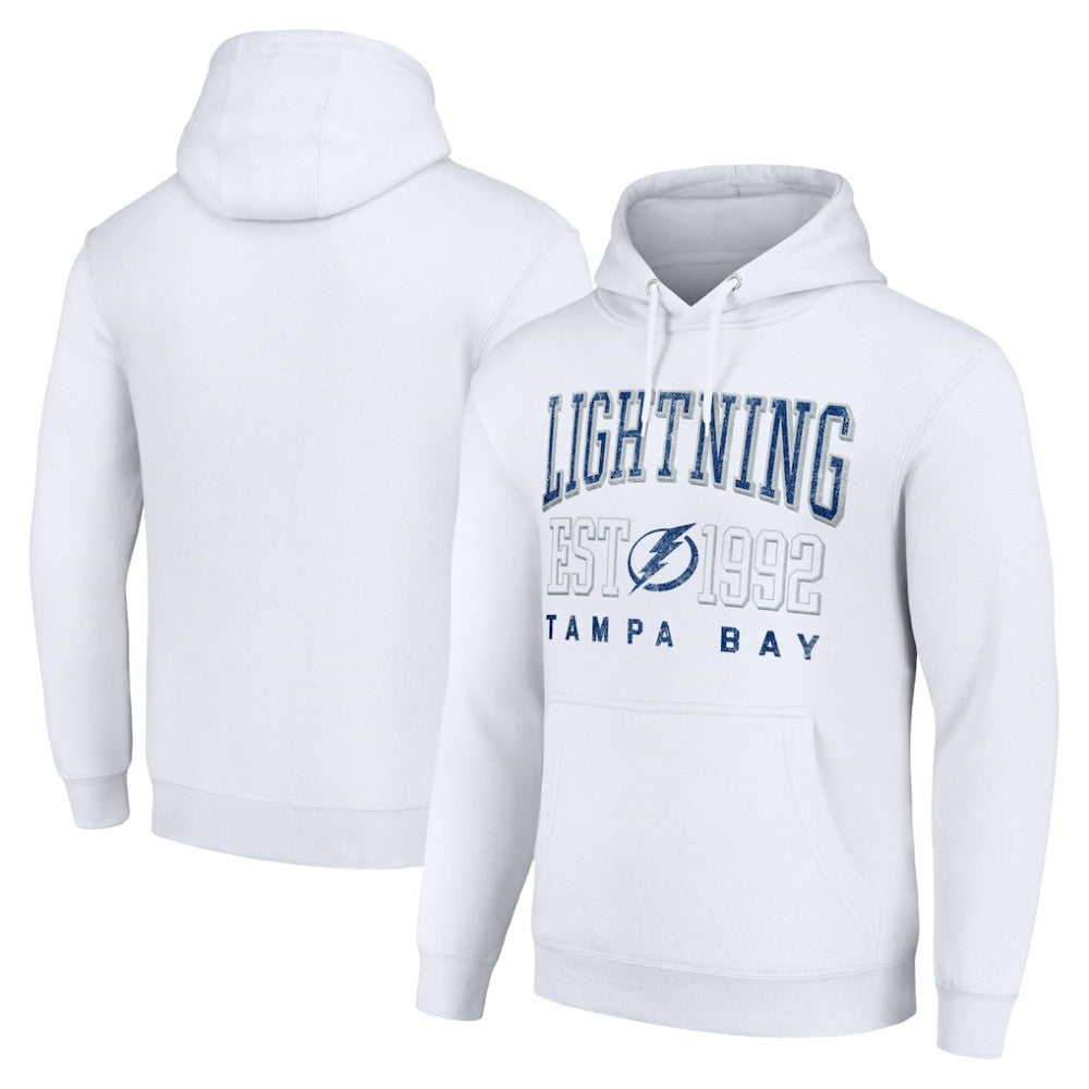 Tampa Bay Lightning Starter Graphic Pullover Hoodie White