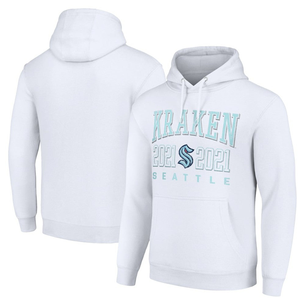 Seattle Kraken Starter Graphic Pullover Hoodie White