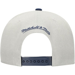 New York Yankees Knock Out Panel Snapback Hat Gray | Mitchell & Ness