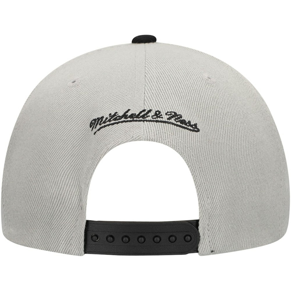 San Francisco Giants Knock Out Panel Snapback Hat Gray | Mitchell & Ness