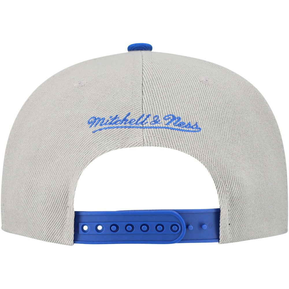 Chicago Cubs Knock Out Panel Snapback Hat Gray | Mitchell & Ness