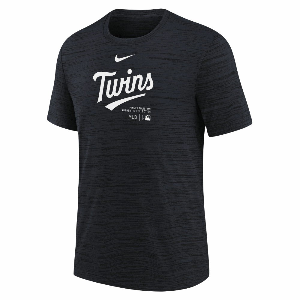 Minnesota Twins Youth Authentic Collection Practice Performance T-Shirt Navy | Nike