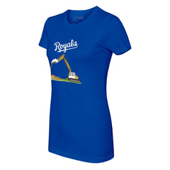 Kansas City Royals Tiny Turnip Women's Excavator T-Shirt Royal