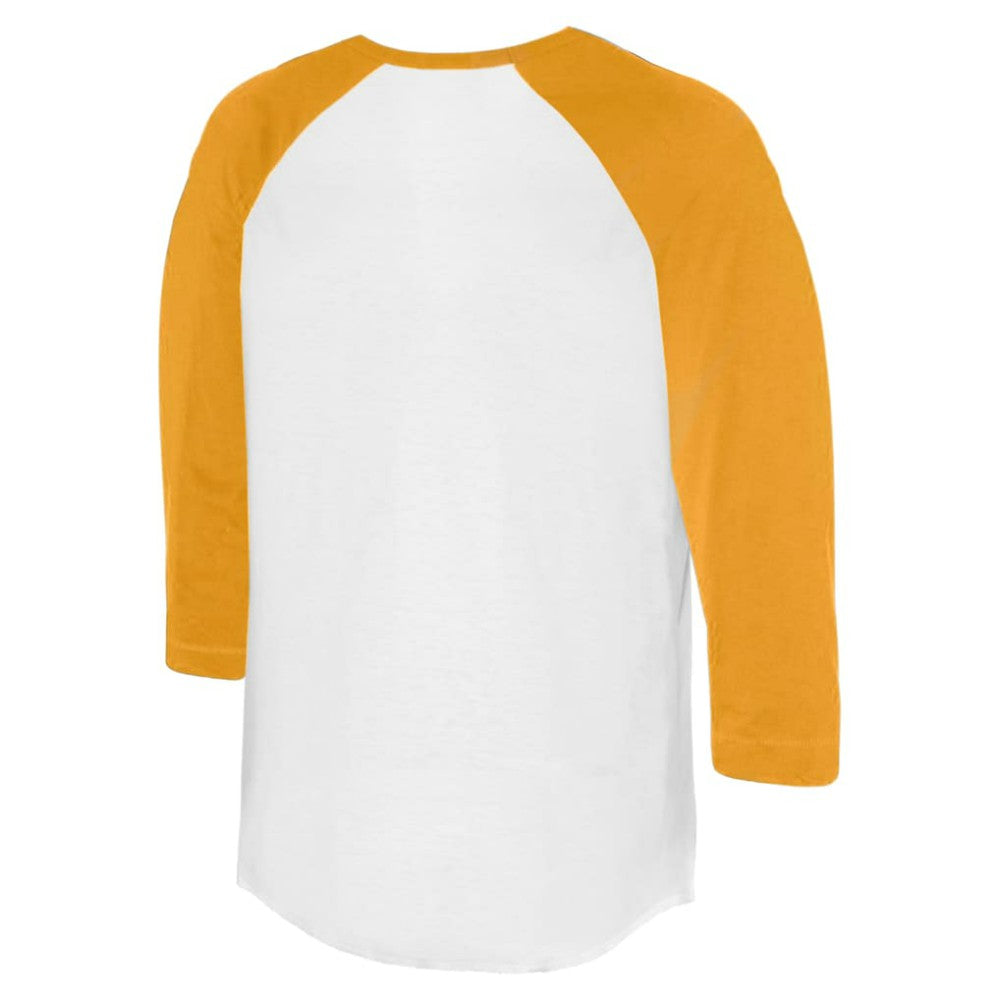 San Diego Padres Tiny Turnip Unisex Monster Truck 3/4-Sleeve Raglan T-Shirt White/Gold