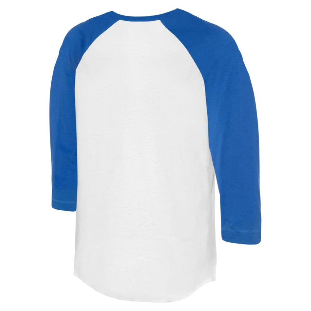Los Angeles Dodgers Tiny Turnip Unisex Monster Truck 3/4-Sleeve Raglan T-Shirt White/Royal