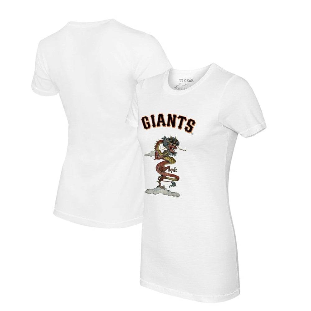 San Francisco Giants Tiny Turnip Women's 2024 Year of the Dragon T-Shirt White