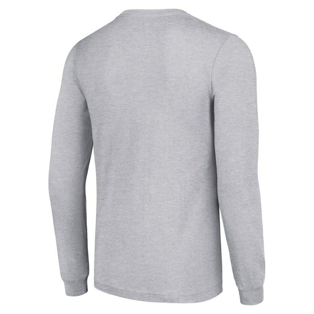 Buffalo Sabres Starter Color Scratch Long-Sleeve T-Shirt Heather Gray