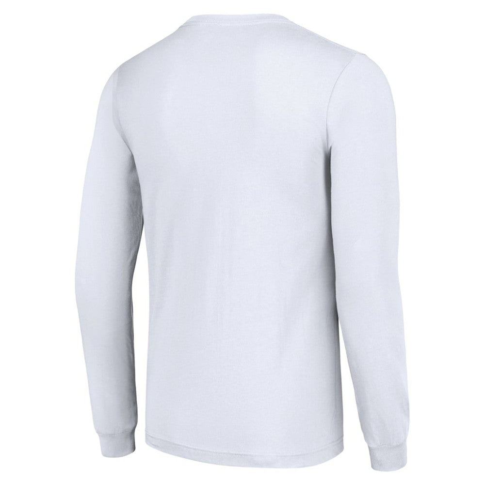 Carolina Hurricanes Starter Color Scratch Long-Sleeve T-Shirt White