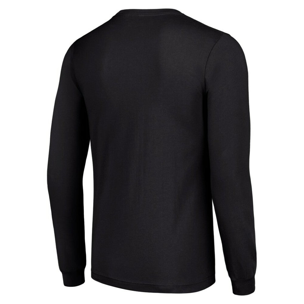 San Jose Sharks Starter Color Scratch Long-Sleeve T-Shirt Black