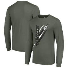 Dallas Stars Starter Color Scratch Long-Sleeve T-Shirt Green