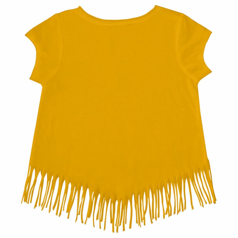 San Diego Padres Tiny Turnip Girls Youth Gnomes Fringe T-Shirt Gold