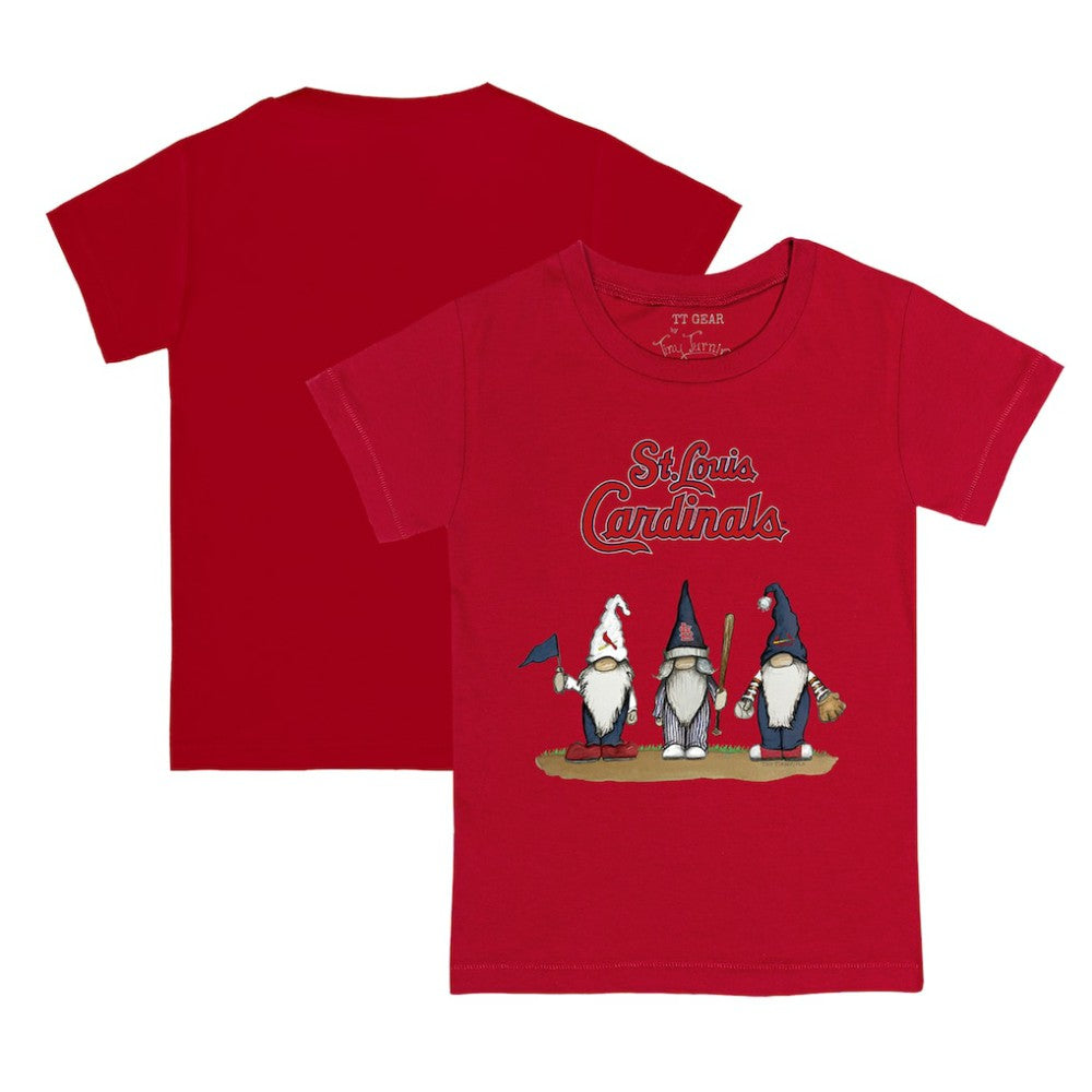 St. Louis Cardinals Tiny Turnip Youth Gnomes T-Shirt Red