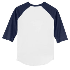 Seattle Mariners Tiny Turnip Youth Mermaid 3/4-Sleeve Raglan T-Shirt White/Navy