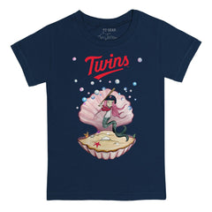 Minnesota Twins Tiny Turnip Youth Mermaid T-Shirt Navy