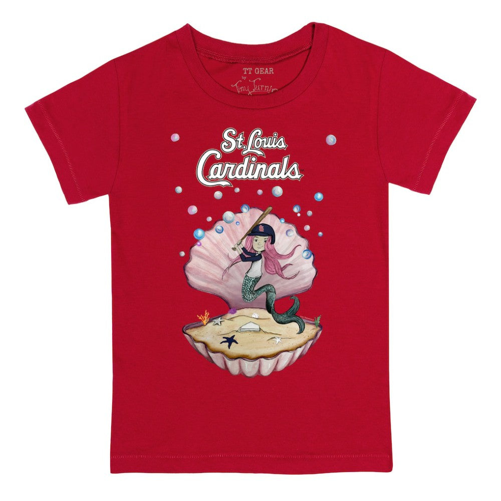 St. Louis Cardinals Tiny Turnip Youth Mermaid T-Shirt Red