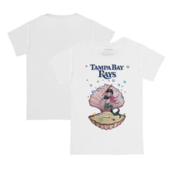 Tampa Bay Rays Tiny Turnip Youth Mermaid T-Shirt White