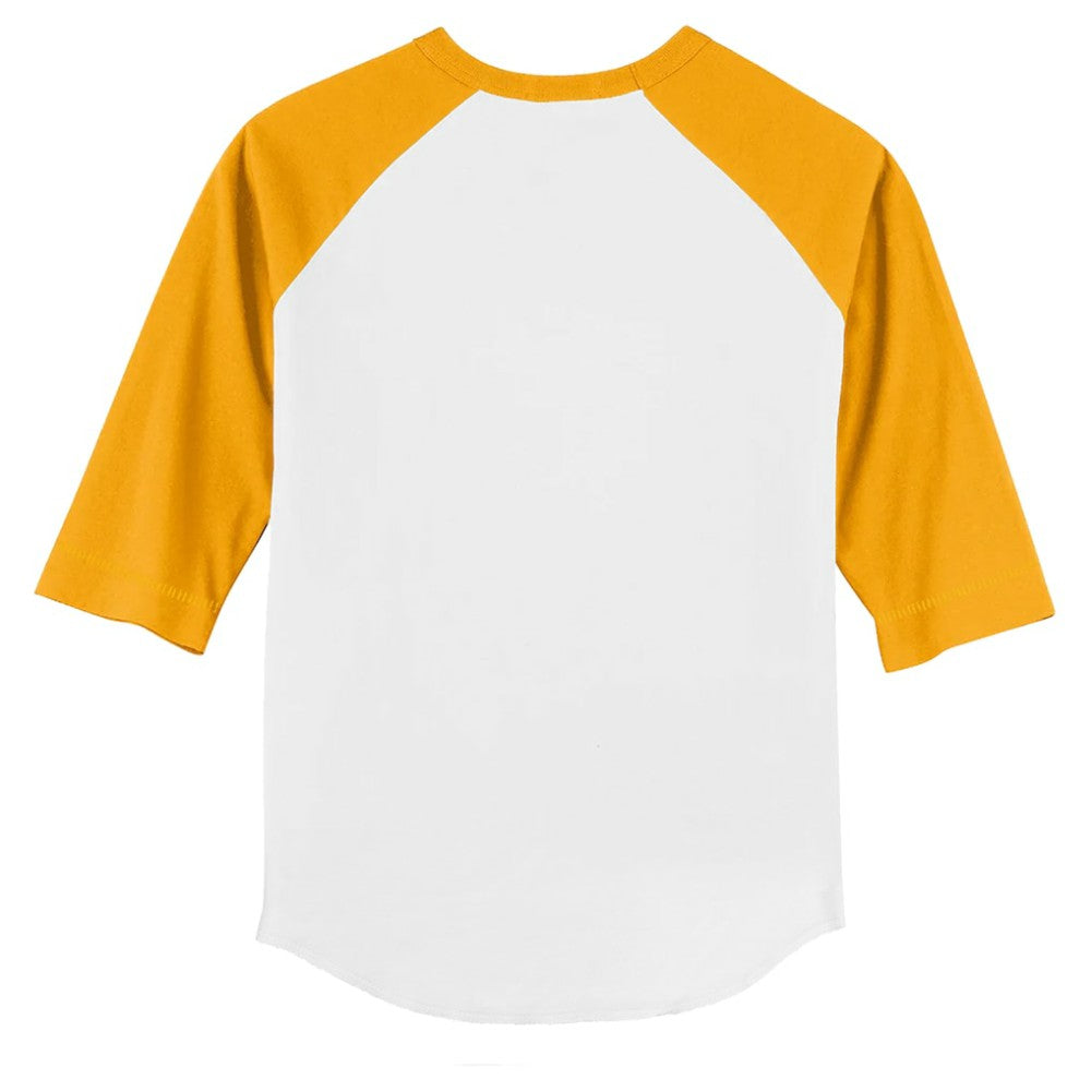 San Diego Padres Tiny Turnip Youth Monster Truck 3/4-Sleeve Raglan T-Shirt White/Gold