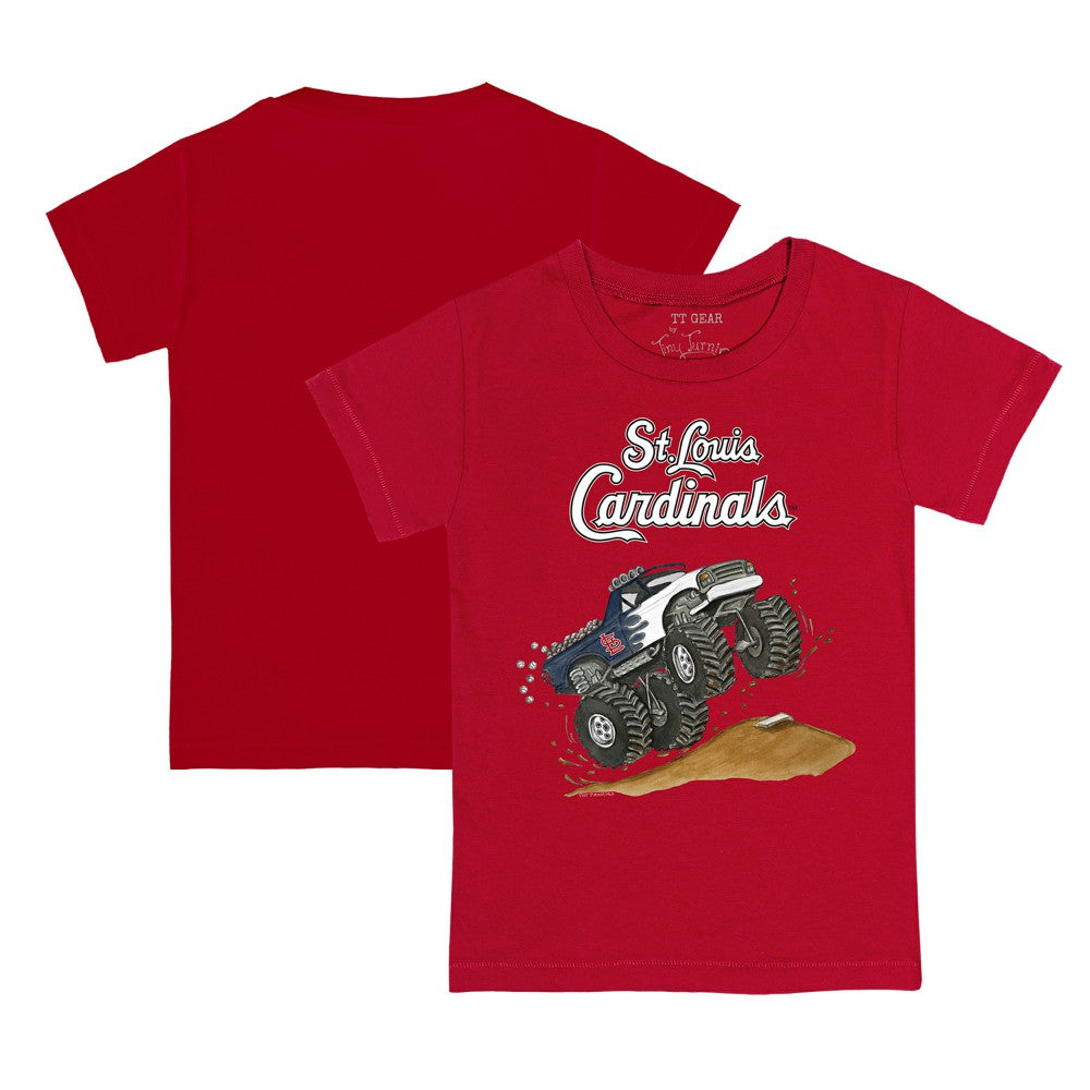 St. Louis Cardinals Tiny Turnip Youth Monster Truck T-Shirt Red