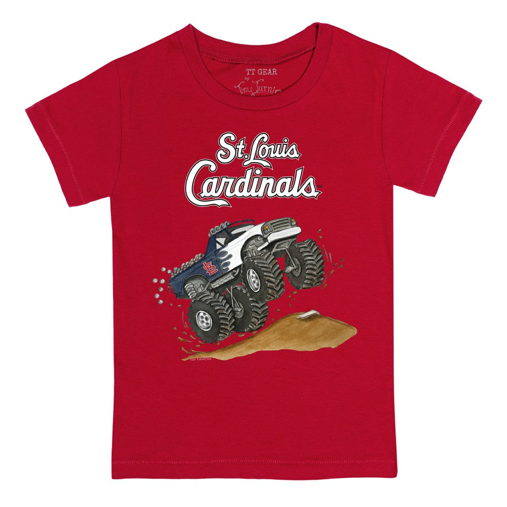 St. Louis Cardinals Tiny Turnip Youth Monster Truck T-Shirt Red