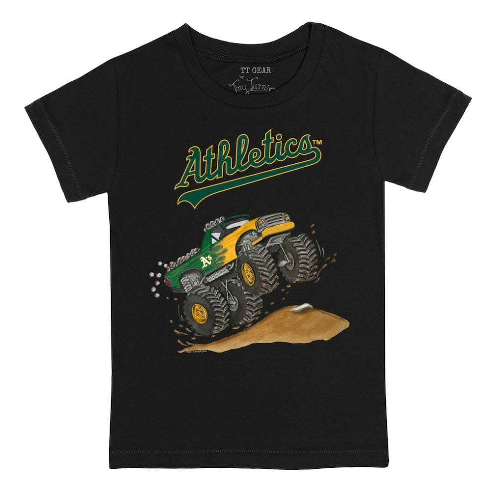 Athletics Tiny Turnip Youth Monster Truck T-Shirt Black