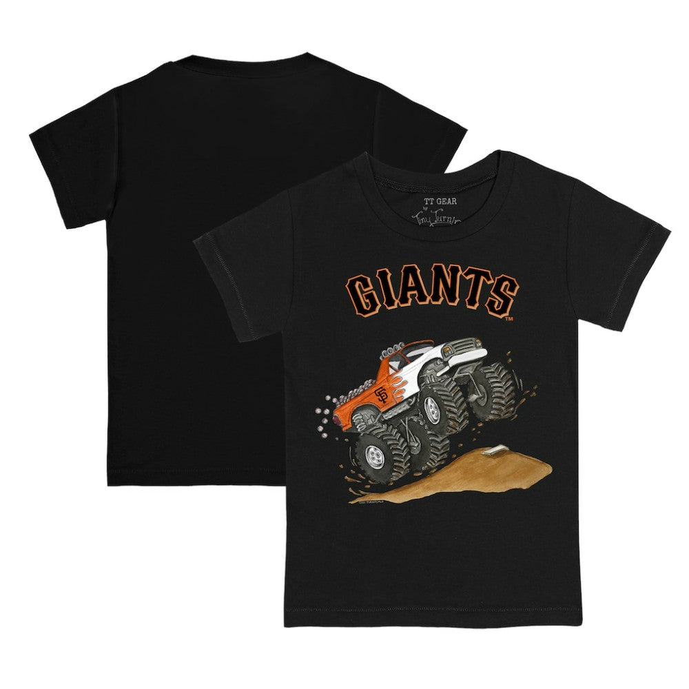 San Francisco Giants Tiny Turnip Youth Monster Truck T-Shirt Black