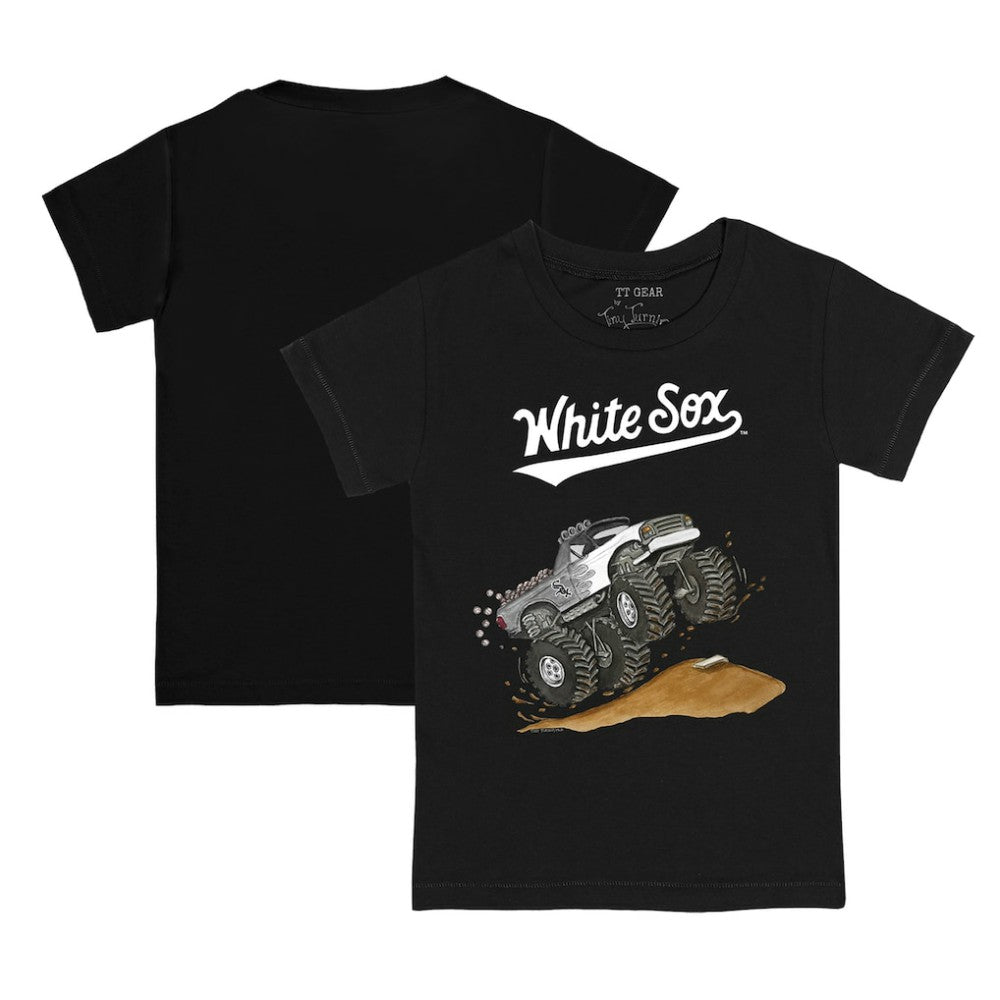 Chicago White Sox Tiny Turnip Youth Monster Truck T-Shirt Black