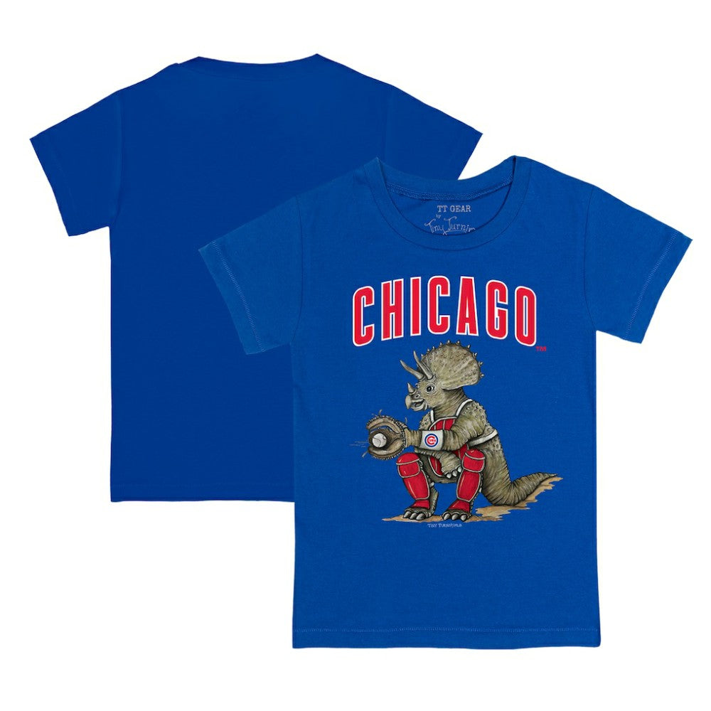 Chicago Cubs Tiny Turnip Youth Triceratops T-Shirt Royal
