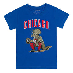 Chicago Cubs Tiny Turnip Youth Triceratops T-Shirt Royal