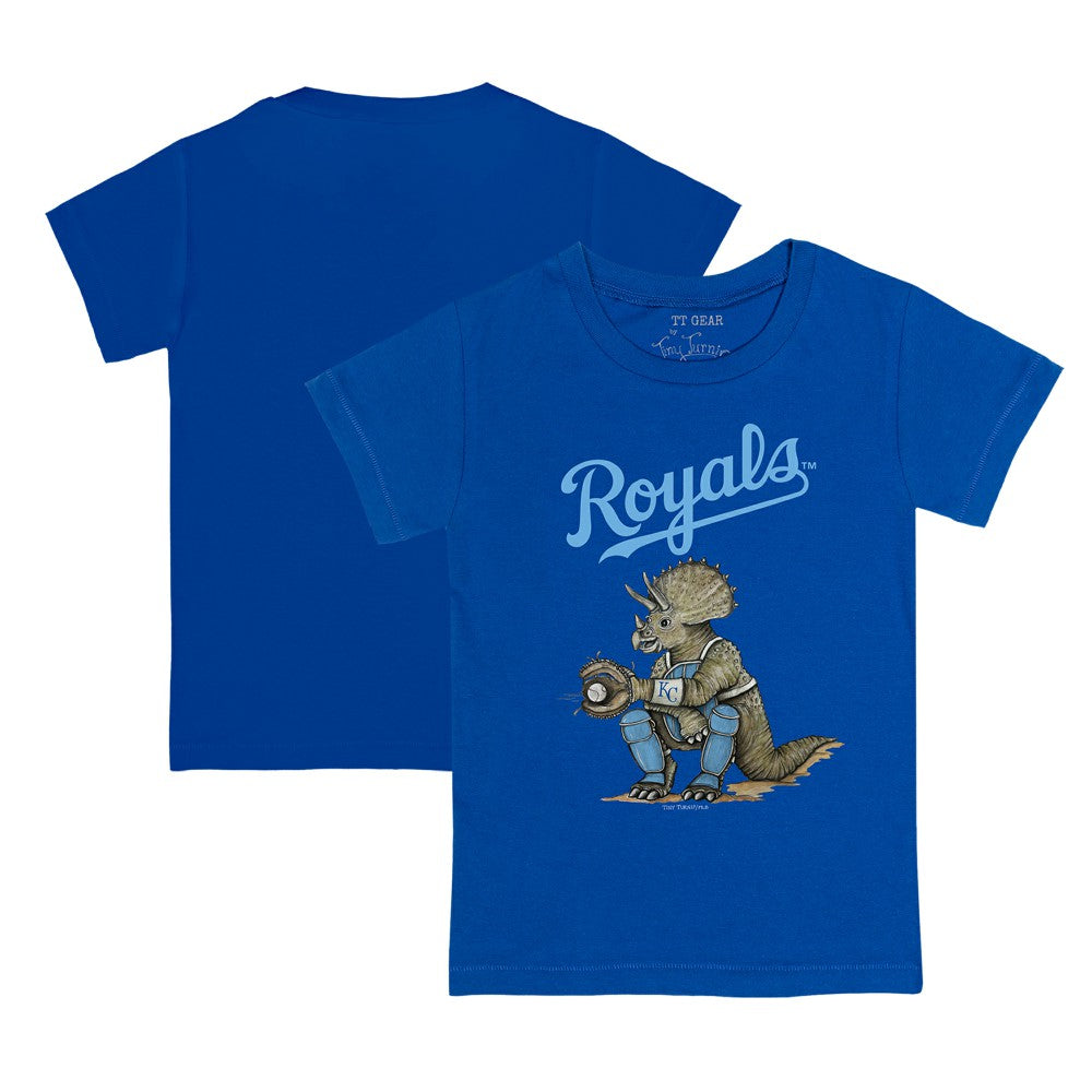 Kansas City Royals Tiny Turnip Youth Triceratops T-Shirt Royal