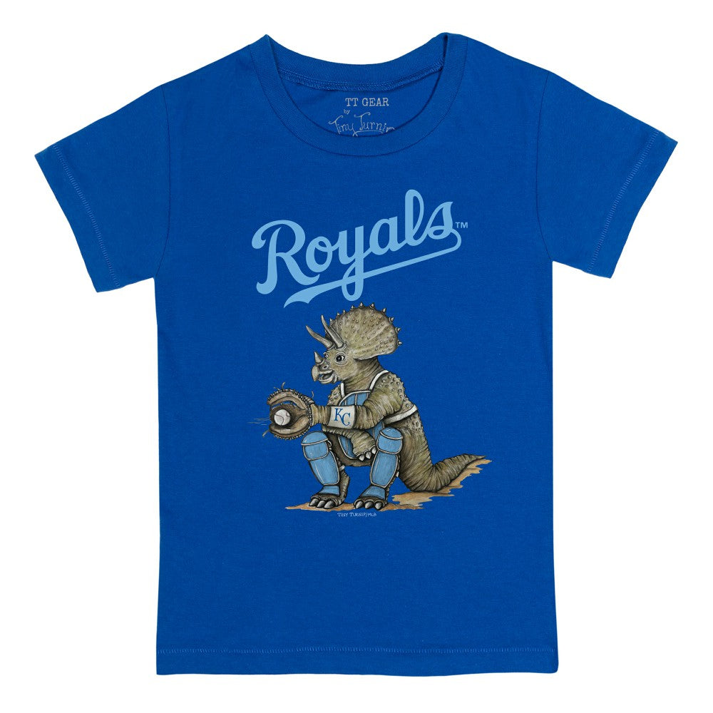 Kansas City Royals Tiny Turnip Youth Triceratops T-Shirt Royal