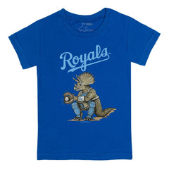 Kansas City Royals Tiny Turnip Youth Triceratops T-Shirt Royal