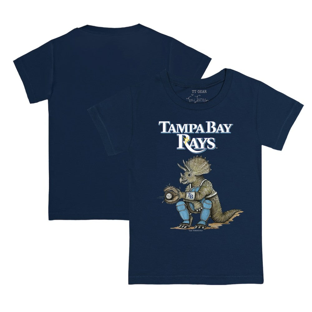 Tampa Bay Rays Tiny Turnip Youth Triceratops T-Shirt Navy