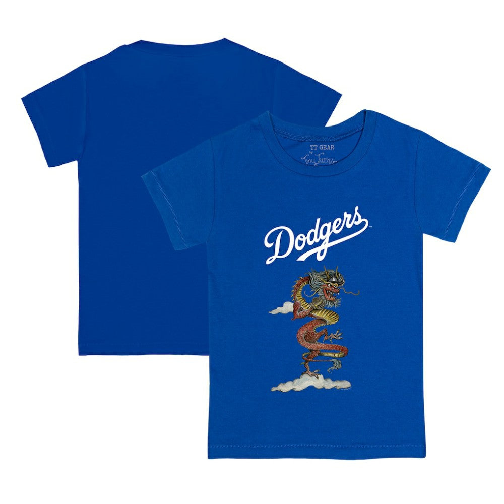 Los Angeles Dodgers Tiny Turnip Youth 2024 Year of the Dragon T-Shirt Royal