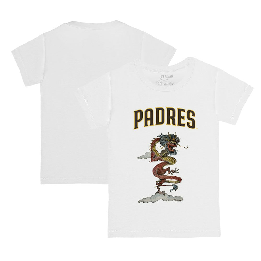 San Diego Padres Tiny Turnip Youth 2024 Year of the Dragon T-Shirt White