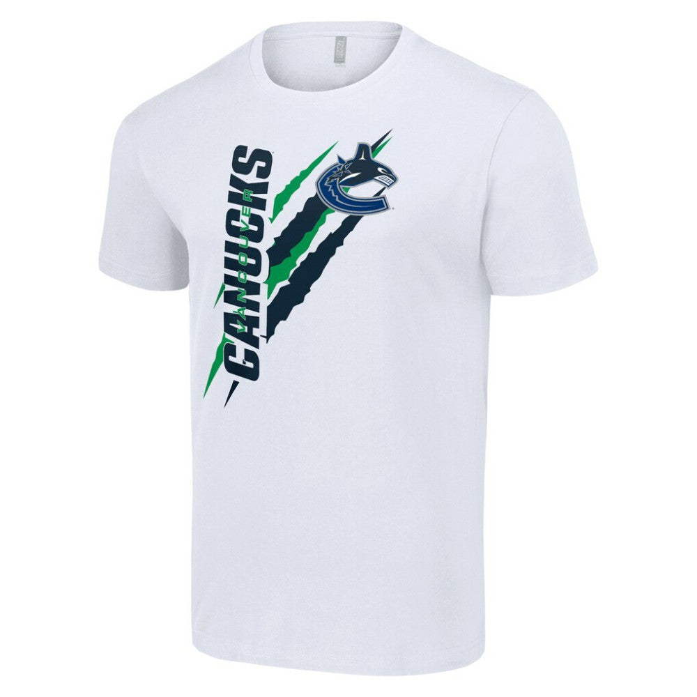 Vancouver Canucks Starter Color Scratch T-Shirt White