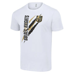 Vegas Golden Knights Starter Color Scratch T-Shirt White