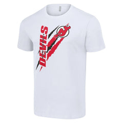 New Jersey Devils Starter Color Scratch T-Shirt White
