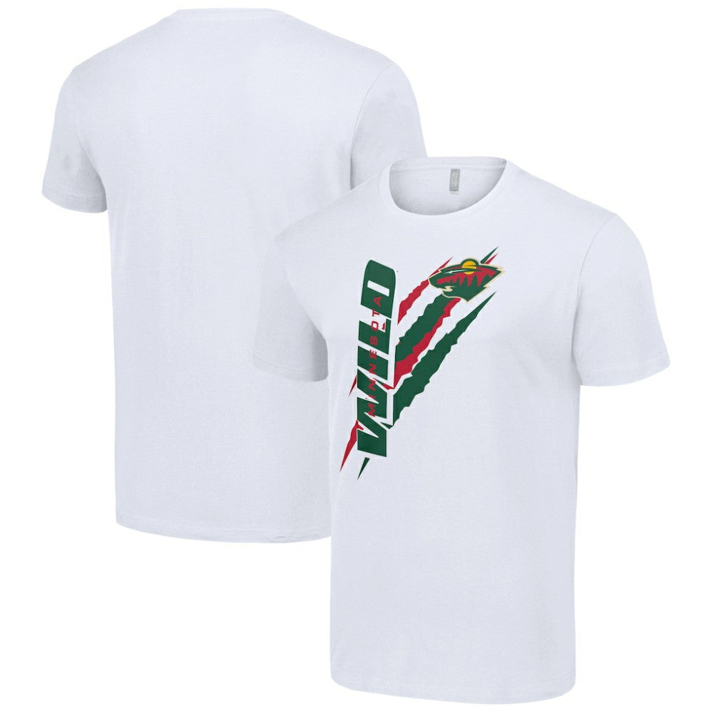 Minnesota Wild Starter Color Scratch T-Shirt White