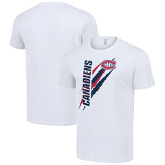 Montreal Canadiens Starter Color Scratch T-Shirt White
