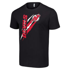 New Jersey Devils Starter Color Scratch T-Shirt Black