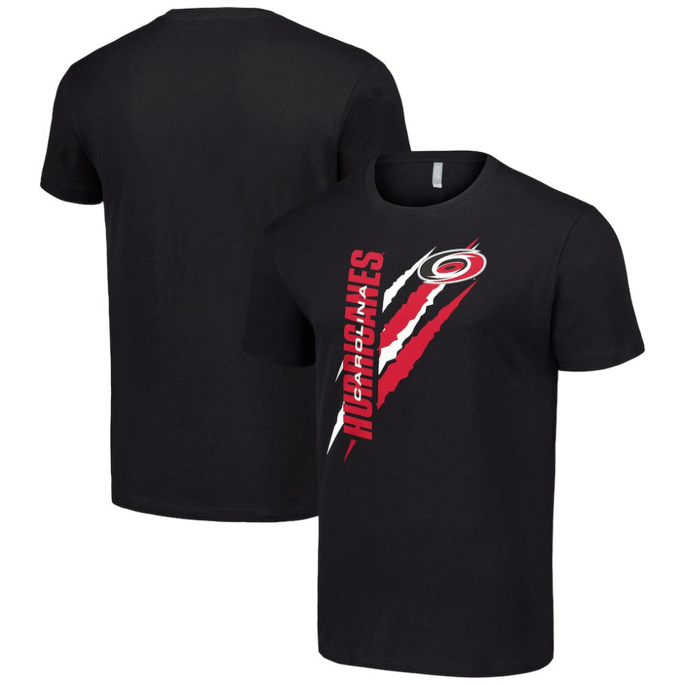 Carolina Hurricanes Starter Color Scratch T-Shirt Black