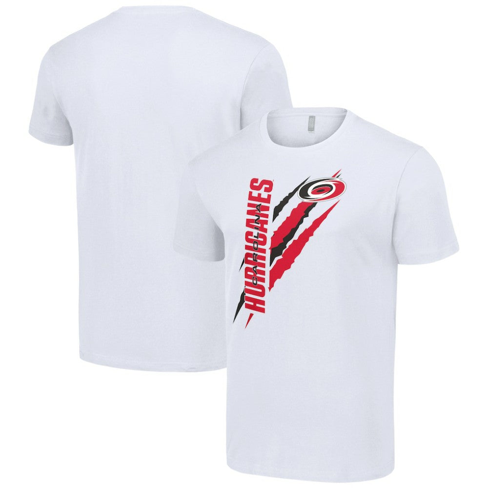 Carolina Hurricanes Starter Color Scratch T-Shirt White
