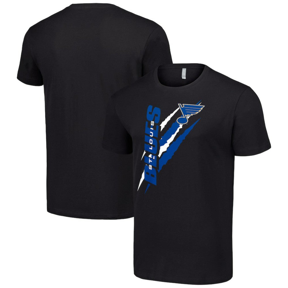 St. Louis Blues Starter Color Scratch T-Shirt Black