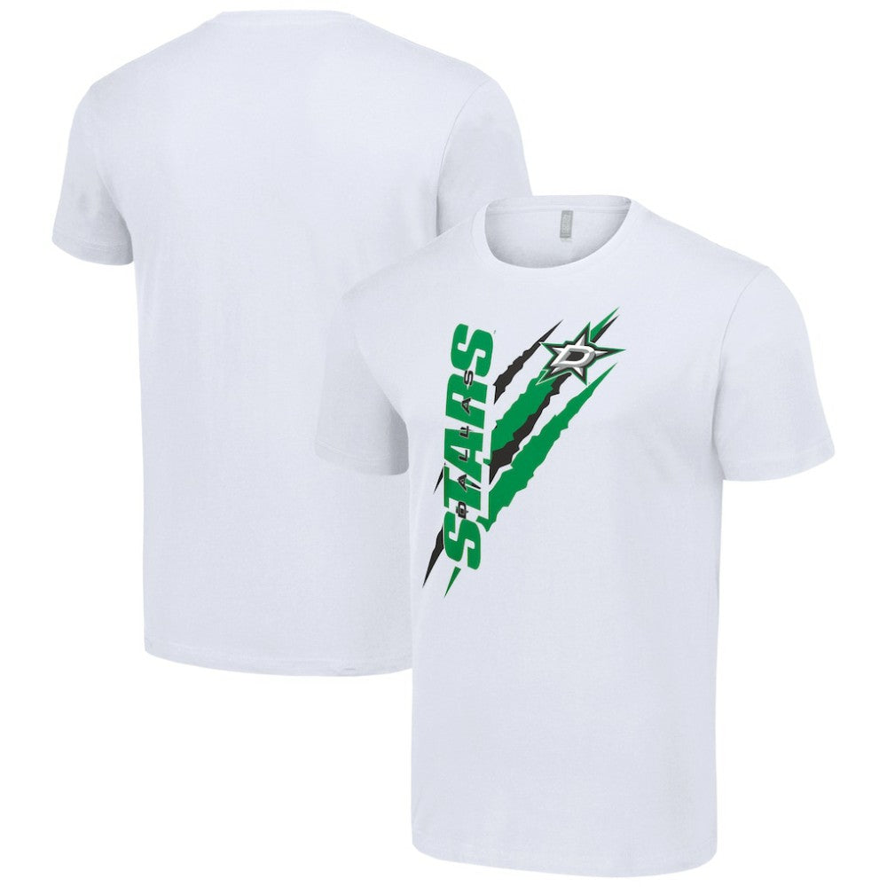 Dallas Stars Starter Color Scratch T-Shirt White