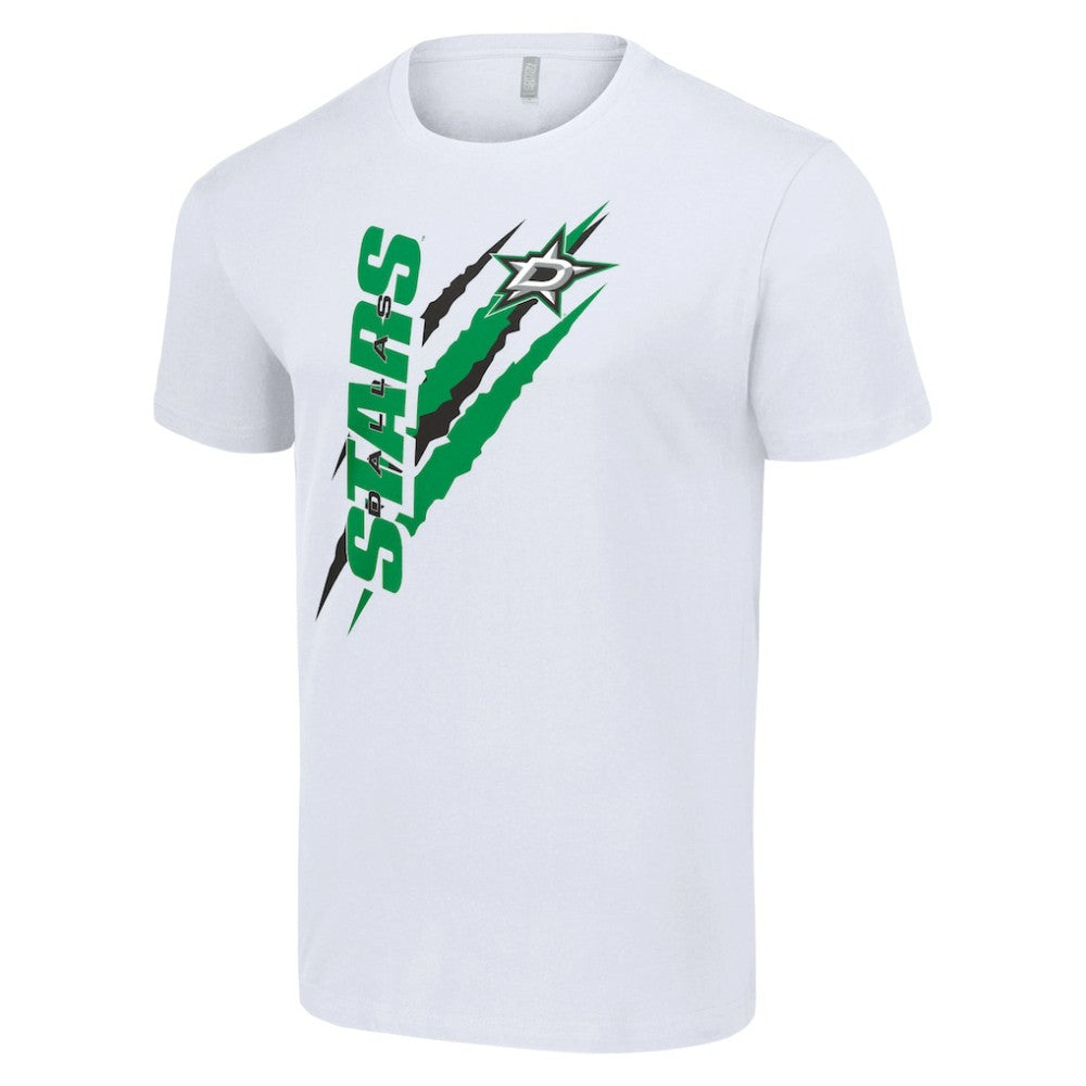 Dallas Stars Starter Color Scratch T-Shirt White
