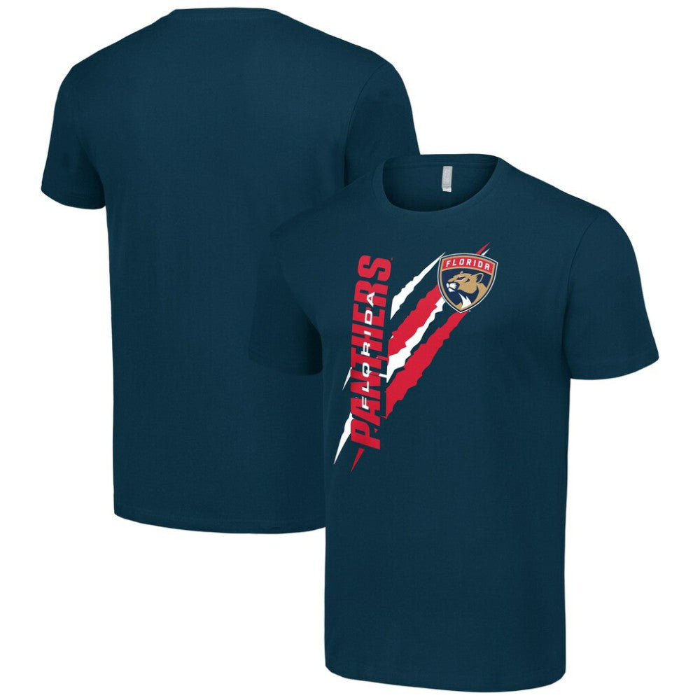 Florida Panthers Starter Color Scratch T-Shirt Navy
