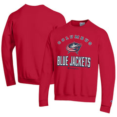 Columbus Blue Jackets Champion Eco Powerblend Crewneck Sweatshirt Red